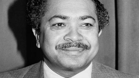 Lt. Gov. Mervyn Dymally announces his candidacy for re-election at a press conference in Los Angeles on Jan. 24, 1978. Dymally died in Los Angeles on Sunday, Oct. 7, 2012 at the age of 86.