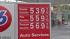 Gas prices stay at record highs overnight :: A sign displaying gas prices is pictured.