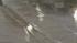 Heavy rain in Santa Clarita slows drivers :: A road wet from rainfall in Santa Clarita is seen Thursday, Oct. 11, 2012.