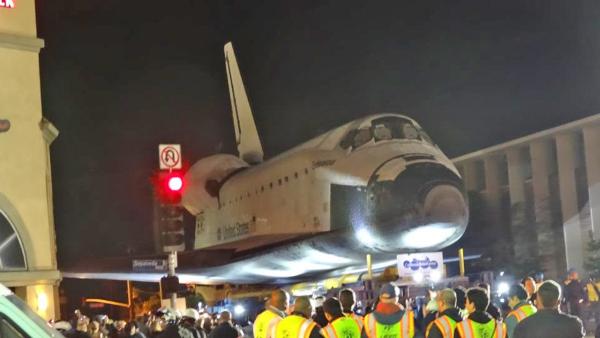 ABC7 viewer Carlos Humeston took this picture of space shuttle Endeavour on Friday, Oct. 12, 2012.