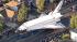 The space shuttle Endeavour makes its way through Martin Luther King Jr. Boulevard on Sunday, Oct. 14, 2012.