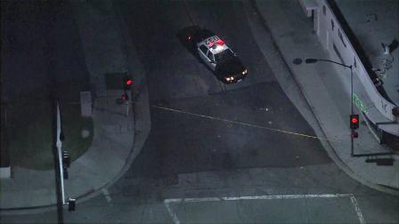 Authorities investigate a deputy-involved shooting in Compton on Wednesday, Oct. 24, 2012.