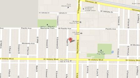 A map indicates the location where authorities say a 14-year-old boy allegedly sexually abused a 4-year-old male toddler. He was detained on suspicion of sexual abuse of a minor on Tuesday, Nov. 6, 2012.