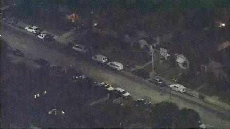 Homes in the 2100 block of South Redondo Drive where a womans body was found in her driveway on Thursday, Nov. 8, 2012.