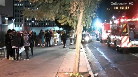 Police at the scene of a shooting outside a GameStop store at 3183 Wilshire Boulevard on Tuesday, Nov. 13, 2012.