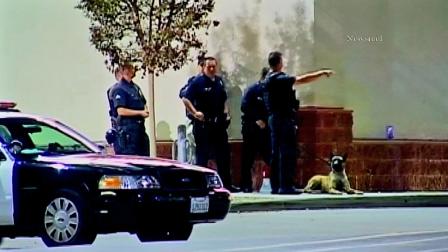 Police officers investigate the scene of an officer-involved shooting at the 99 Cents Only store on the 10900 block of Victory Boulevard in North Hollywood on Saturday, Nov. 24, 2012.