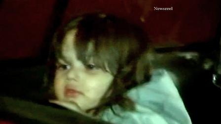 A young girl, shown above, was reunited with her family after a driver spotted her wandering around barefoot along a Reseda street on Friday, Dec. 21, 2012.