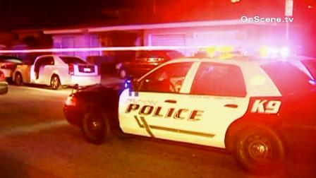 Officers responded to the scene of a shooting where one man was fatally shot and up to five others wounded at a New Years party on the 10000 block of Cerise Street in Hawthorne Tuesday, Jan. 1, 2013.