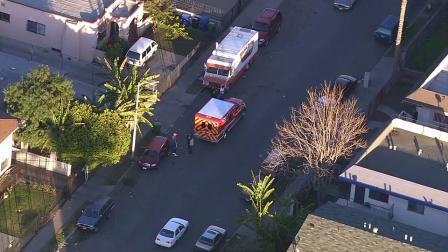 A driver struck a 4-year-old child on the 700 block of West 82nd Street in South Los Angeles and then took off on Thursday, Jan. 17, 2013.