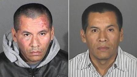 Jose Felix, 40, of Victorville is shown in booking photos provided by the Downey Police Department.