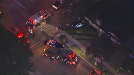 A driver slammed her car into a house in Temple City on Tuesday, Feb. 26, 2013.