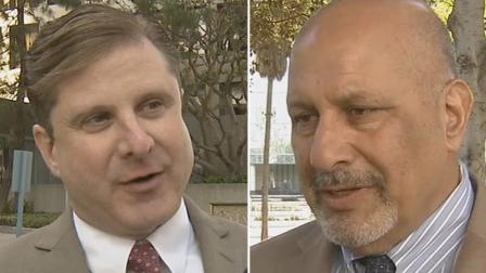 Ron Galperin (left) and Dennis Zine (right) are seen in these undated file photos.