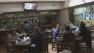 A lunchtime crowd in East L.A. watched the TVs as the first Latino pontiff, Pope Francis, was introduced Wednesday, March 13, 2013.