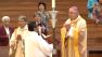 Applause filled the Cathedral of Our Lady of the Angels as Archbishop Jose Gomez announcement a new pope had been elected on Wednesday, March 13, 2013.