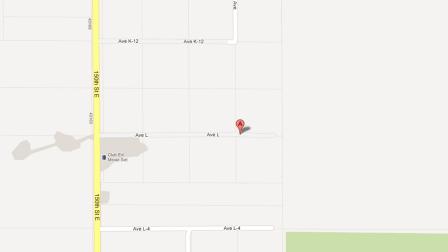 A map indicates the area near Avenue L in Lancaster where a driver struck and injured a female pedestrian before fleeing the scene on Tuesday, March 19, 2013.