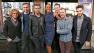 Robin Roberts poses with members of OneRepublic on Good Morning America on Tuesday, March 26, 2013.