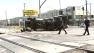 At least 13 people were hurt when a Metrolink train collided with a dump truck in Pacoima on Saturday, April 6, 2013.
