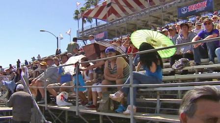 Spectators at the Grand Prix of Long Beach are shown in this undated file photo.