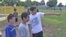 ABC7 Cool Kid Ezequias Nunez is seen coaching young soccer players.