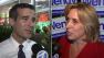 Eric Garcetti, left, and Wendy Greuel, right, talk to Eyewitness News on Monday, May 20, 2013.