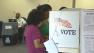 Los Angeles voters at cast ballots on Election Day on Tuesday, May 21, 2013.