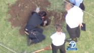 Investigators dig into the backyard of a home in Glendora after reopening a cold case from 1978, when 24-year-old Wendy Byron disappeared.