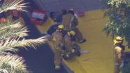 An office building in Pasadena was evacuated after people suddenly felt sick. A hazmat team rushed to the scene on Friday, May 24, 2013.