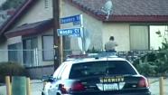 A Los Angeles County Sheriffs Department patrol vehicle is shown at the scene of a fatal shooting in the 5600 block of Magda Court in Palmdale on Saturday, May 25, 2013.