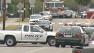 Santa Monica police vehicles are shown near Santa Monica College following the deadly shooting rampage on Friday, June 7, 2013.