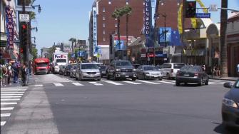The corner of Hollywood Boulevard and Highland Avenue is seen in this June 19, 2013 photo.