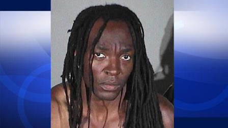 Kelechi Amadi, 34, is shown in a booking photo from Santa Monica police.