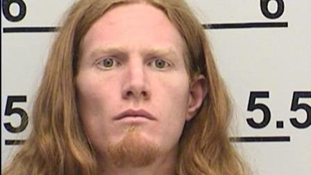 Dustin Kinnear is seen in a mug shot provided by the California Department of Corrections and Rehabilitation.