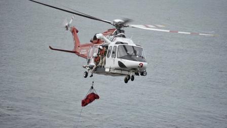 A girl who fell from a cliff in San Pedro is airlifted from the scene Saturday, July 20, 2013.