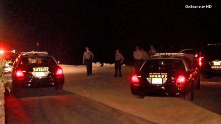 Police respond to the scene of a hit-and-run on the 25800 block of Pacific Coast Highway in Malibu on Friday, July 26, 2013.