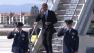 President Barack Obama gets off Air Force One at Los Angeles International Airport on Tuesday, Aug. 6, 2013.
