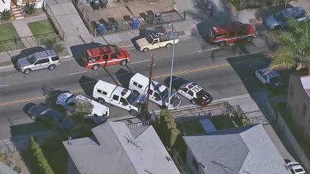 Two officer-involved shootings were reported in the area of Pico and Mariposa in Koreatown Wednesday, Aug. 28, 2013.