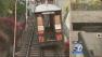 Angels Flights railcars that go up and down a 300-foot stretch came off the tracks on Thursday, Sept. 5, 2013.