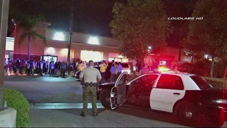 Sheriffs deputies respond to a shooting at the El Rodeo nightclub on the 8800 block of Washington Boulevard in Pico Rivera on Sunday, Sept. 22, 2013.