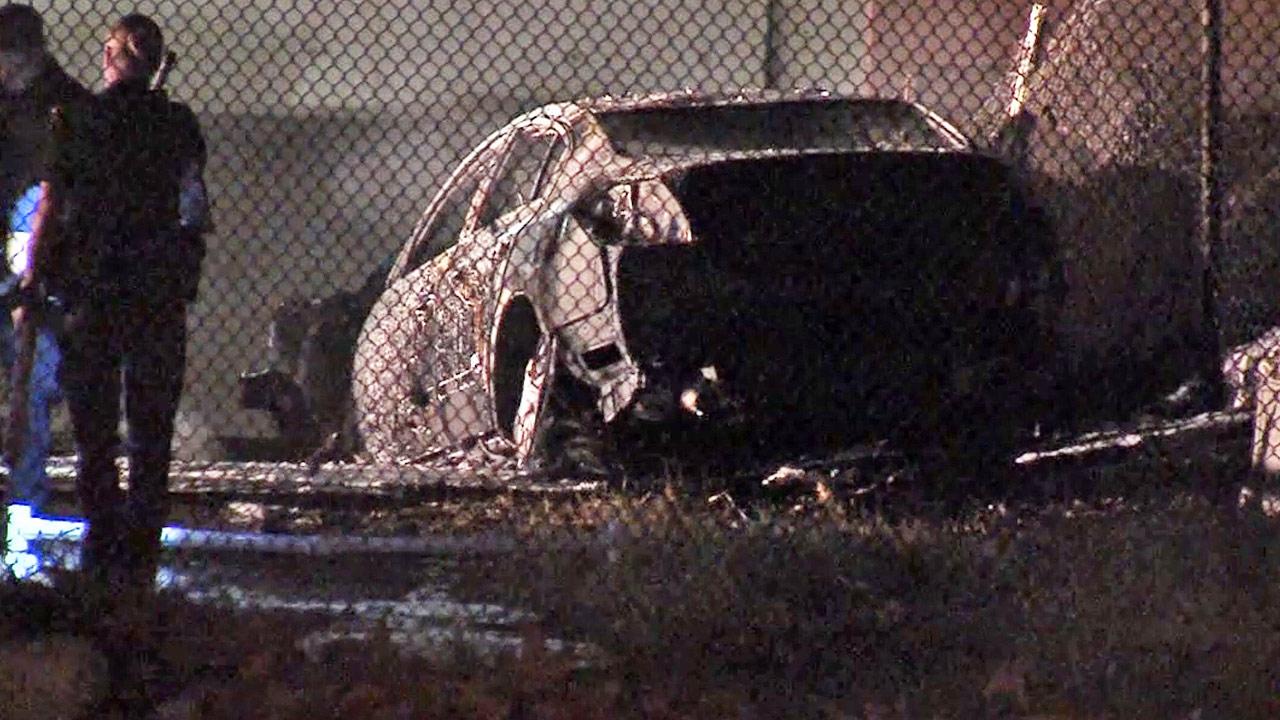 Burbank fiery crash 5 killed, 1 injured