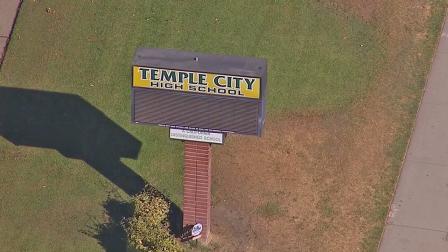 Temple City High Schools sign is shown in this undated file photo.