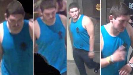 An attempted sexual assault suspect is shown in these still images provided by the UCLA Police Department.