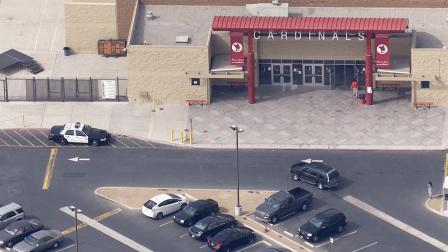 A 17-year-old female Lawndale High School student was arrested Wednesday for online threats to shoot students at school.