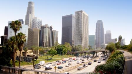 Downtown Los Angeles is shown in this undated file photo.