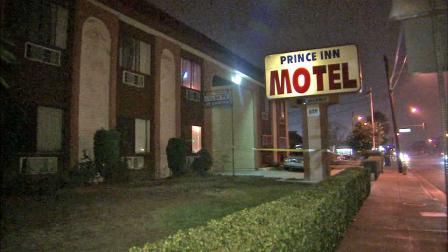 A body was found at the Prince Inn Motel in the 800 block of Puente Avenue in La Puente on Sunday, Oct. 27, 2013.