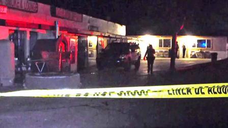 Police respond to Green Cactus Collective on the 36100 block of Sierra Highway in Palmdale following an attempted robbery and shooting Wednesday, Nov. 27, 2013.