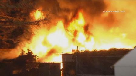 A fire broke out Tuesday, Dec. 24, 2013, in a shed at a home on Denver and Rosecrans avenues.