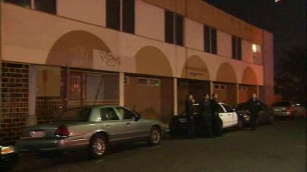 An armed suspect barricaded himself inside a residence on the 200 block of West 85th Place in South Los Angeles Saturday, Dec. 28, 2013.