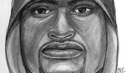 The L.A. County Sheriffs Department released a sketch of a suspect who shot a security guard in Marina del Rey on Monday, Dec. 30, 2013.