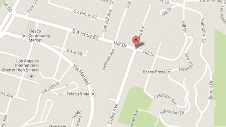 Oak Hill/Collis area of the Monterey Hills area of South Pasadena.