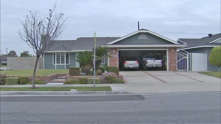 A home on the 6200 block of Royalist Drive in Huntington Beach is seen. It was the target of an attempted break-in on Saturday, Jan. 25, 2014.